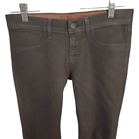 J Brand Womens Size 26 Jeans Pants Leggings Skinny Stretch Coated 901596 Mocha - Picture 3 of 12